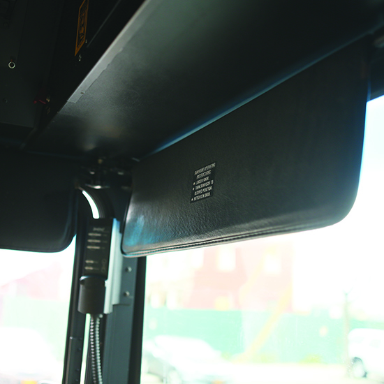 Padded Sun Visors Rosco Mirrors